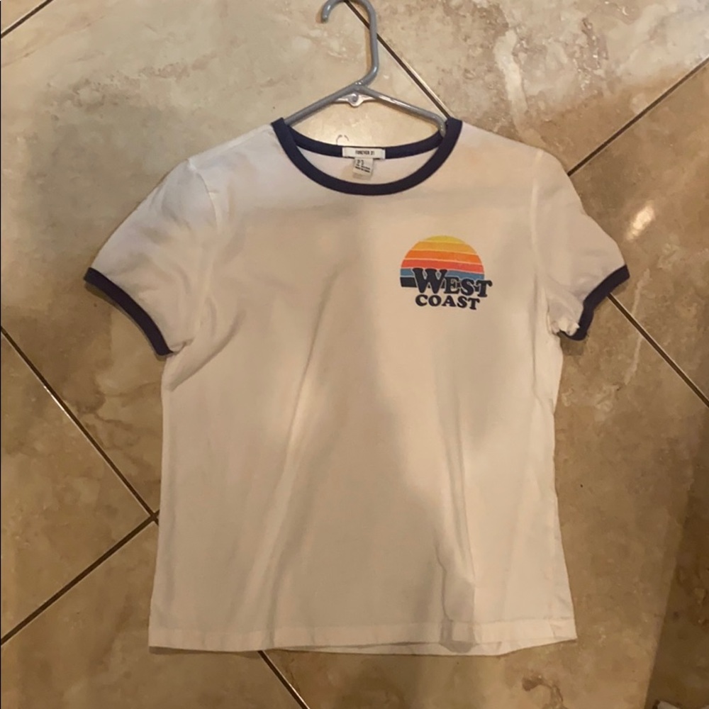 Forever 21 tee shirt west coast tee